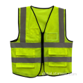 Safety Vest With Pockets class 2 enhance mesh reflective hi-vis Safety vest Manufactory